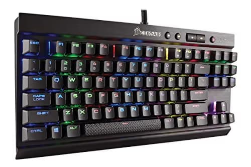 Corsair K65 RGB RAPIDFIRE Cherry MX Speed Silver Wired Gaming Keyboard main image