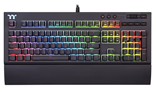 Thermaltake TT Premium X1 RGB Wired Cherry MX Blue Gaming Keyboard image