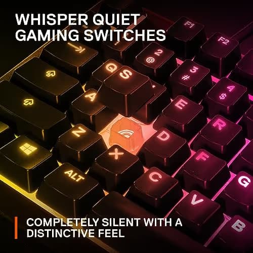 SteelSeries Apex 3 RGB TKL Wired Gaming Keyboard-Black image