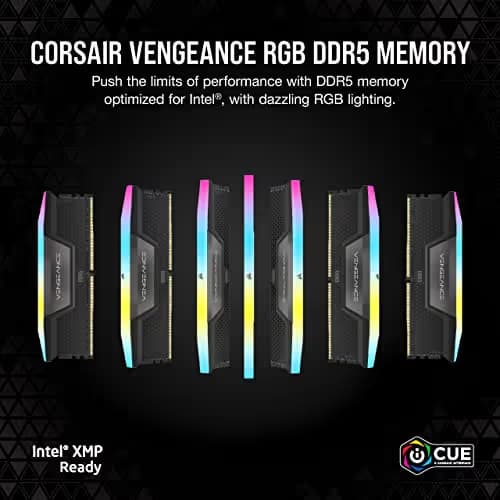 Corsair Vengeance RGB Black DDR5-5600 CL40 96GB (2x48GB) image