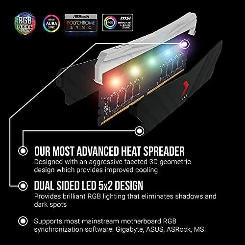 PNY XLR8 Gaming EPIC-X RGB Black DDR4-3600 CL18 16GB (2x8GB) image