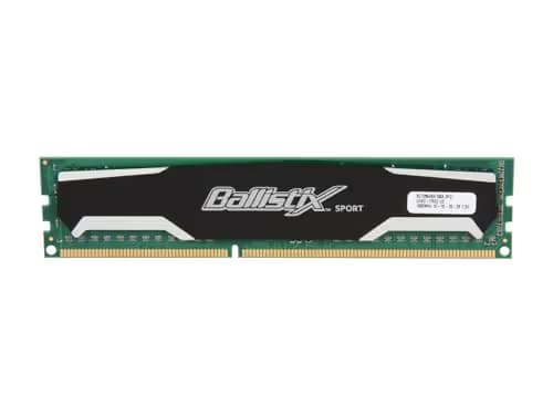 Crucial Ballistix Sport Black / Silver DDR3-1600 CL10 1GB (1x1GB) main image