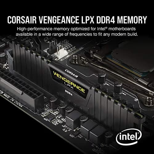 Corsair Vengeance LPX 32GB (2x16GB) DDR4 3200 CL16 Black image