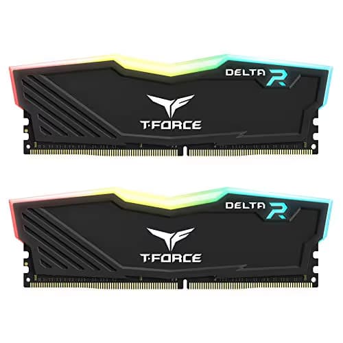 TEAMGROUP T-Force Delta RGB Black DDR4-3600 CL18 16GB (2x8GB) image