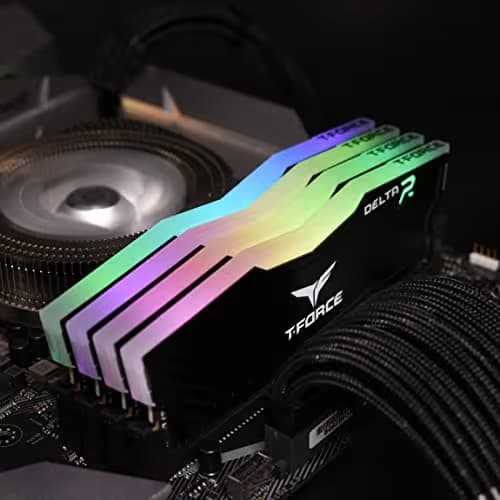 TEAMGROUP T-Force Delta RGB Black DDR4-3600 CL18 16GB (2x8GB) image