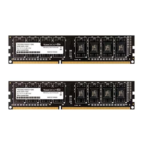 TEAMGROUP Elite Black DDR3-1600 CL11 16GB (2x8GB) image