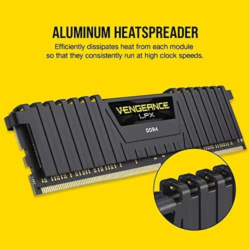 Corsair Vengeance LPX 32GB (2x16GB) DDR4 3600 CL18 Black image