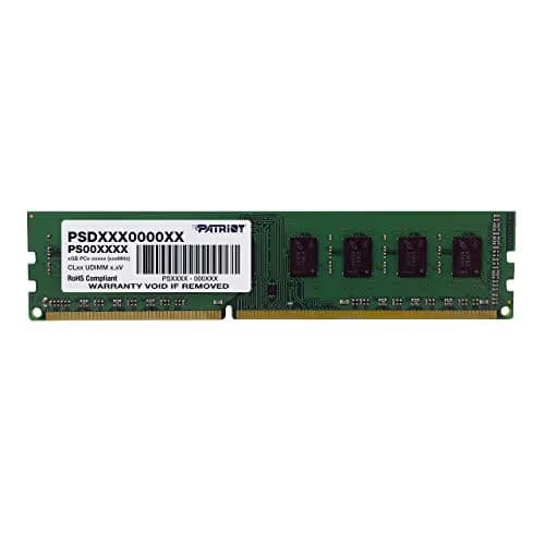 Patriot Signature Black / Green DDR3-1600 CL11 8GB (1x8GB) image