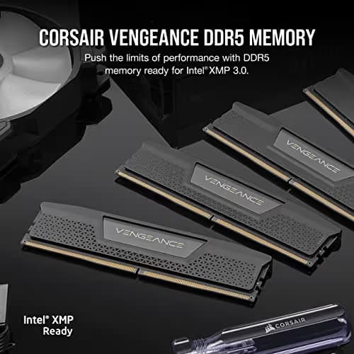 Corsair Vengeance 192GB (4x48GB) DDR5-5200 CL38 Black image