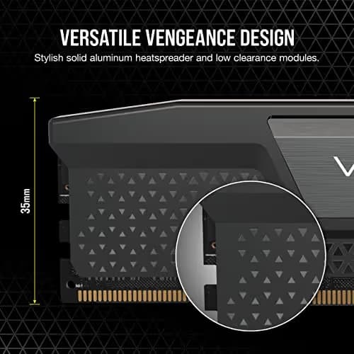 Corsair Vengeance 192GB (4x48GB) DDR5-5200 CL38 Black image