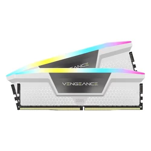 Corsair Vengeance RGB White / Silver DDR5-6000 CL30 32GB (2x16GB) image