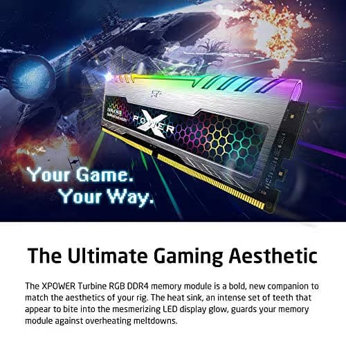 Silicon Power XPOWER Turbine RGB Silver / Black DDR4-3200 CL16 32GB (2x16GB) image