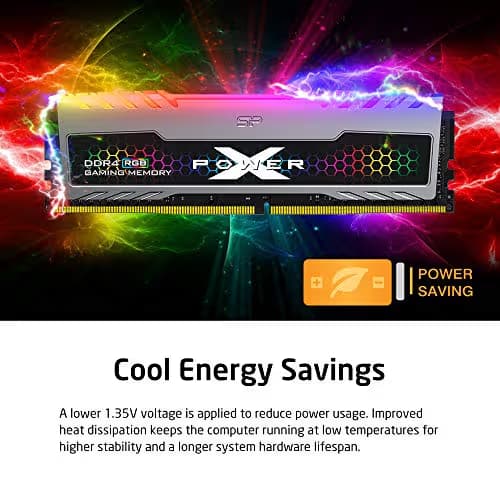 Silicon Power XPOWER Turbine RGB Silver / Black DDR4-3200 CL16 32GB (2x16GB) image