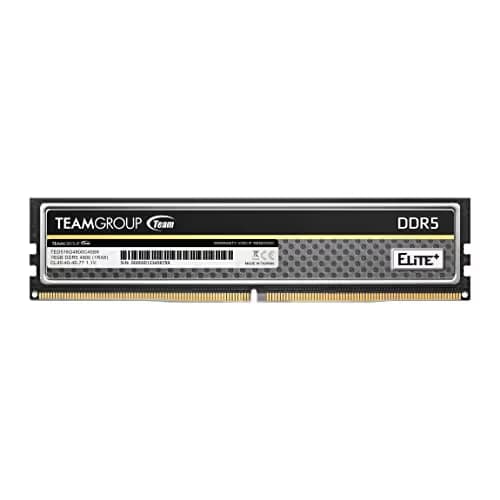 TEAMGROUP Elite Plus Black DDR5-4800 CL40 16GB (1x16GB) image