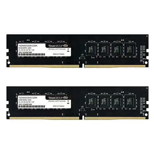 TEAMGROUP Elite Black DDR4-3200 CL22 16GB (2x8GB) image