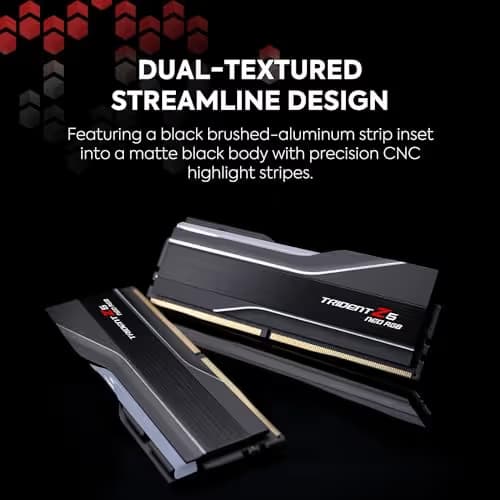 G.Skill Trident Z5 Neo RGB Matte Black DDR5-6000 CL30 64GB (2x32GB) image