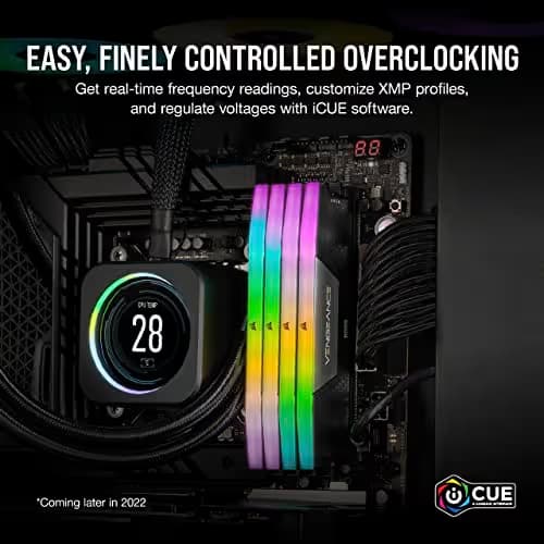 Corsair Vengeance RGB Black DDR5-6400 CL32 64GB (4x16GB) image