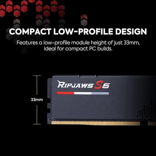 G.Skill Ripjaws S5 Black DDR5-6400 CL32 32GB (2x16GB) image