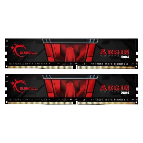 G.Skill Aegis Black / Red DDR4-2666 CL19 32GB (2x16GB) image