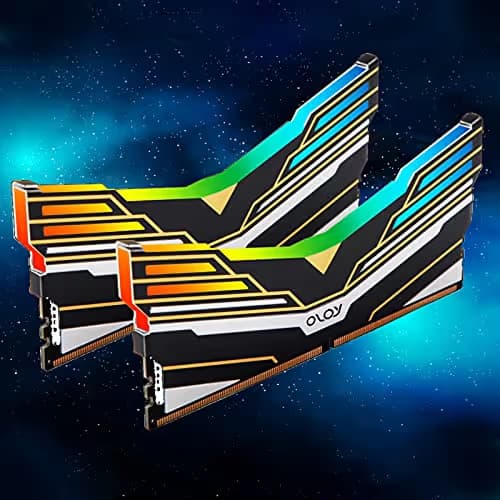 OLOy WarHawk RGB Black / Gold DDR4-3200 CL16 16GB (2x8GB) image