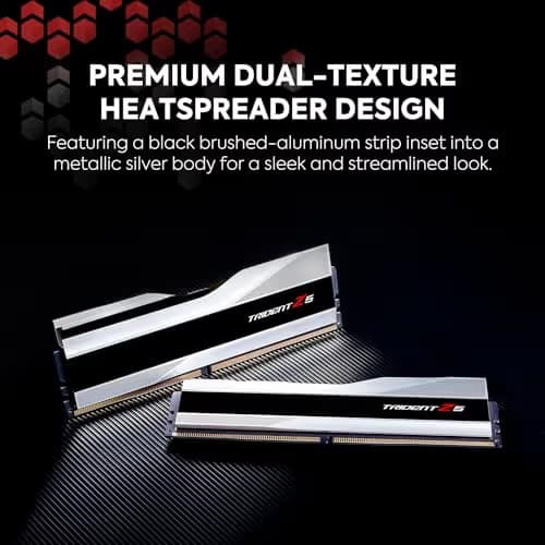 G.Skill Trident Z Metallic Silver DDR5-6000 CL40 32GB (2x16GB) image