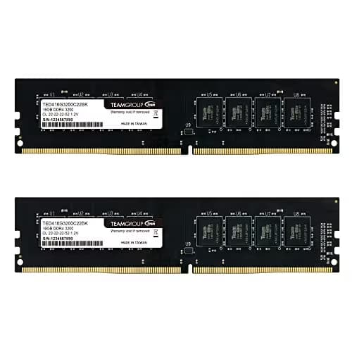 TEAMGROUP Elite Black DDR4-3200 CL22 32GB (2x16GB) main image