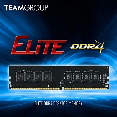 TEAMGROUP Elite Black DDR4-3200 CL22 32GB (2x16GB) image