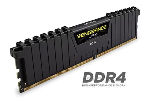 Corsair Vengeance LPX Black / Yellow DDR4-2666 CL16 32GB (2x16GB) image