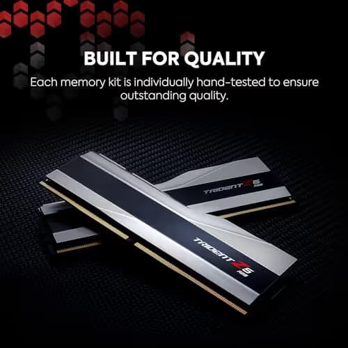 G.Skill Trident Z RGB Metallic Silver DDR5-6400 CL32 96GB (2x48GB) image