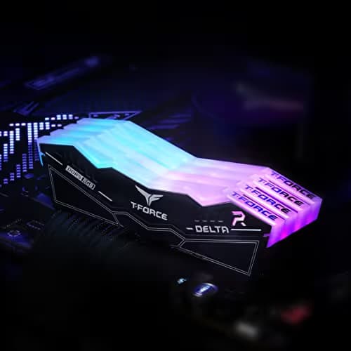 TEAMGROUP T-Force Delta RGB 48GB (2x24GB) DDR5-8200 CL38 Black image