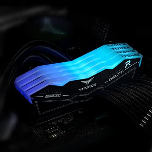 TEAMGROUP T-Force Delta RGB 48GB (2x24GB) DDR5-8200 CL38 Black image