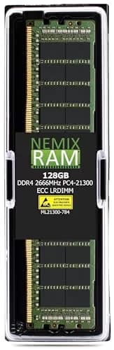 Supermicro MEM-DR412L-SL02-LR26 Registered Green / Black DDR4-2666 CL22 128GB (1x128GB) image