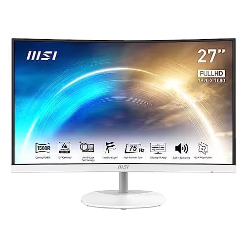 MSI PRO MP271CW 27" 1080p 75Hz VA Curved Monitor main image