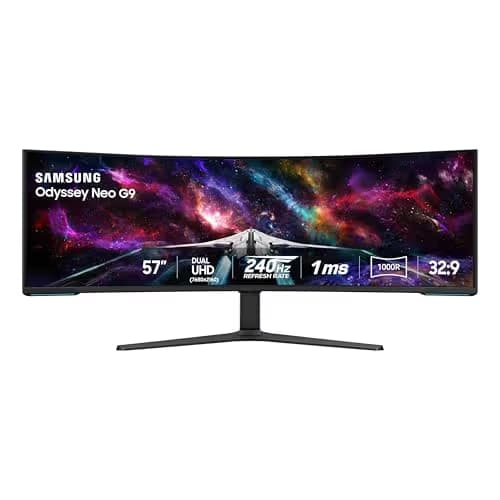 Samsung Odyssey Neo G95NC 57" 7680 x 2160 240Hz VA Curved Monitor main image