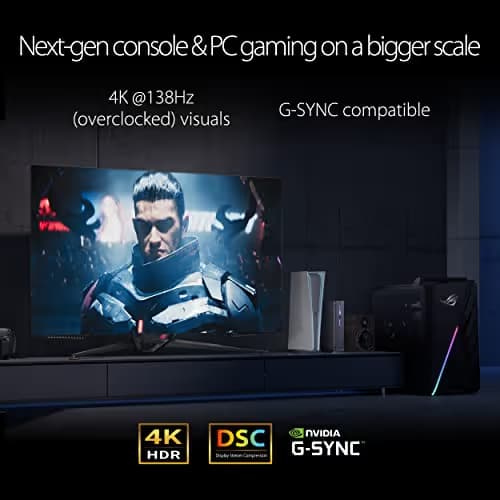 Asus ROG Swift OLED PG48UQ 47.5" 4K 138Hz OLED Monitor image