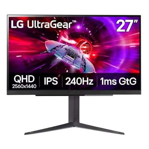 LG UltraGear 27GR83Q-B 27" 1440p 240Hz IPS Monitor image