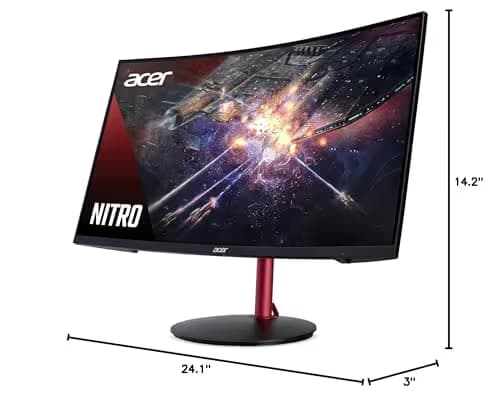 Acer Nitro XZ272U Pbmiiphx 27" 1440p 165Hz VA Curved Monitor image