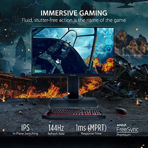 ViewSonic XG2405 OMNI 23.8" 1080p 144Hz IPS Monitor image