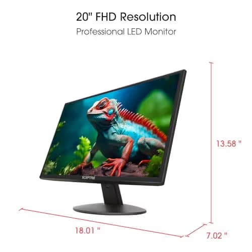 Sceptre E205W-16003R 19.5" 1600x900 75Hz Monitor image