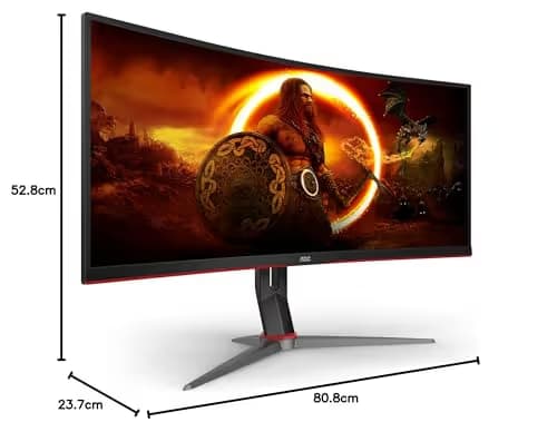 AOC CU34G2X/BK 34" 3440x1440 144Hz VA Curved Monitor image