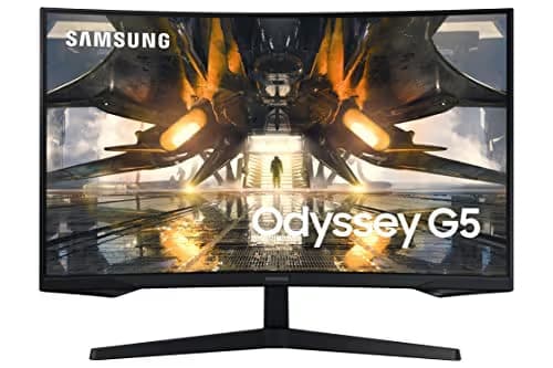 Samsung Odyssey G55A 32" 1440p 165Hz VA Curved Monitor image