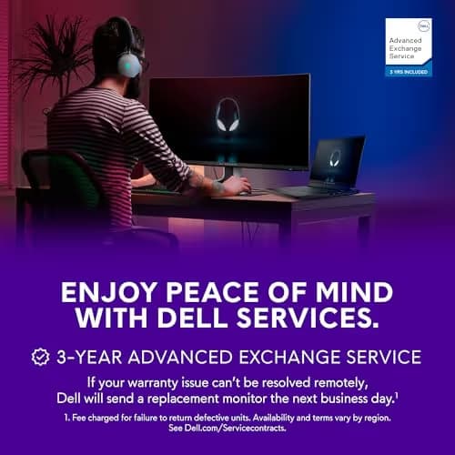 Dell Alienware AW3423DW 34.2" 3440x1440 175Hz QD-OLED Curved Monitor image