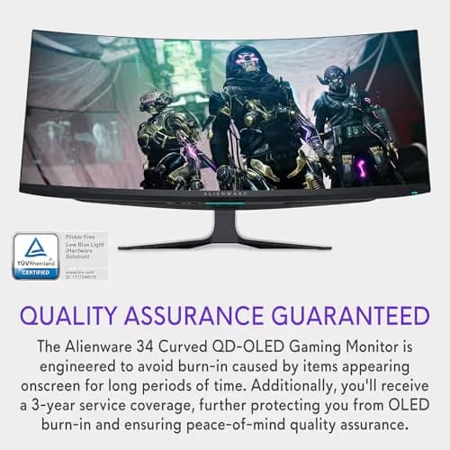 Dell Alienware AW3423DW 34.2" 3440x1440 175Hz QD-OLED Curved Monitor image