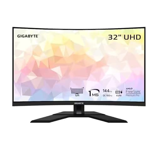 Gigabyte M32UC 31.5" 4K 160Hz VA Curved Monitor image