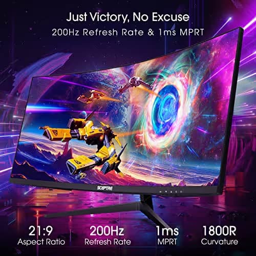 Sceptre C305B-200UN 30" 2560x1080 200Hz VA Curved Monitor image