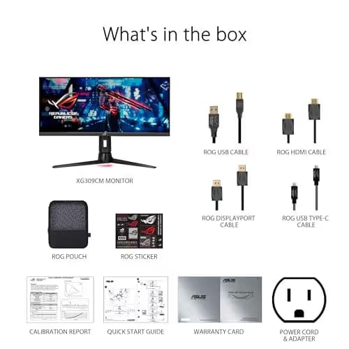 Asus ROG Strix XG309CM 29.5" 2560x1080 220Hz IPS Monitor image