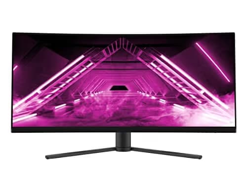 Monoprice Dark Matter 34" 3440x1440 165Hz VA Curved Monitor main image