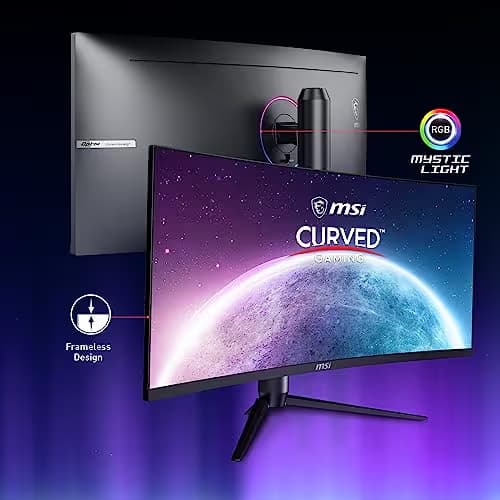 MSI Optix MAG342CQPV 34" 3440x1440 100Hz VA Monitor Curved image