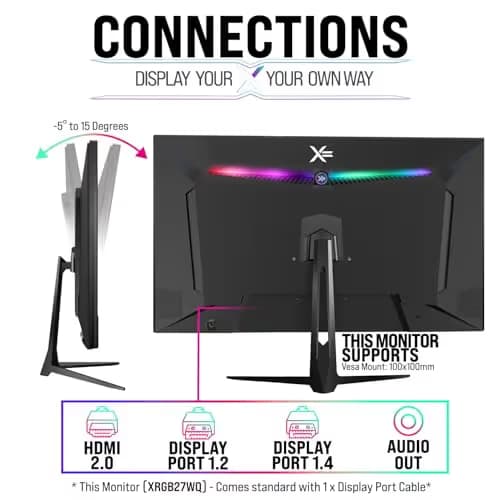 X= XRGB27WQ 27" 1440p 165Hz IPS Monitor image
