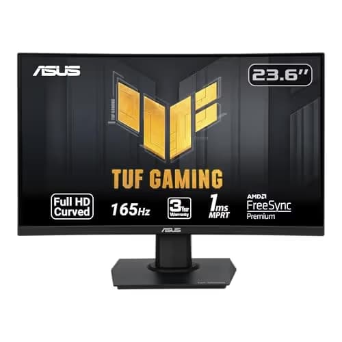 Asus TUF GAMING VG24VQE 23.6" 1080p 165Hz VA Curved Monitor main image